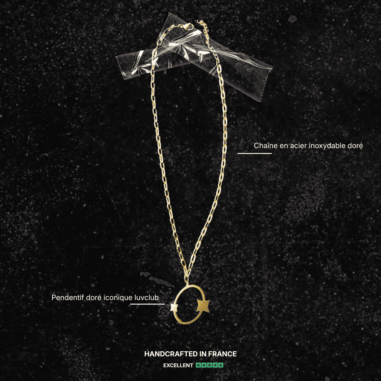 Collier Golden Luvclub