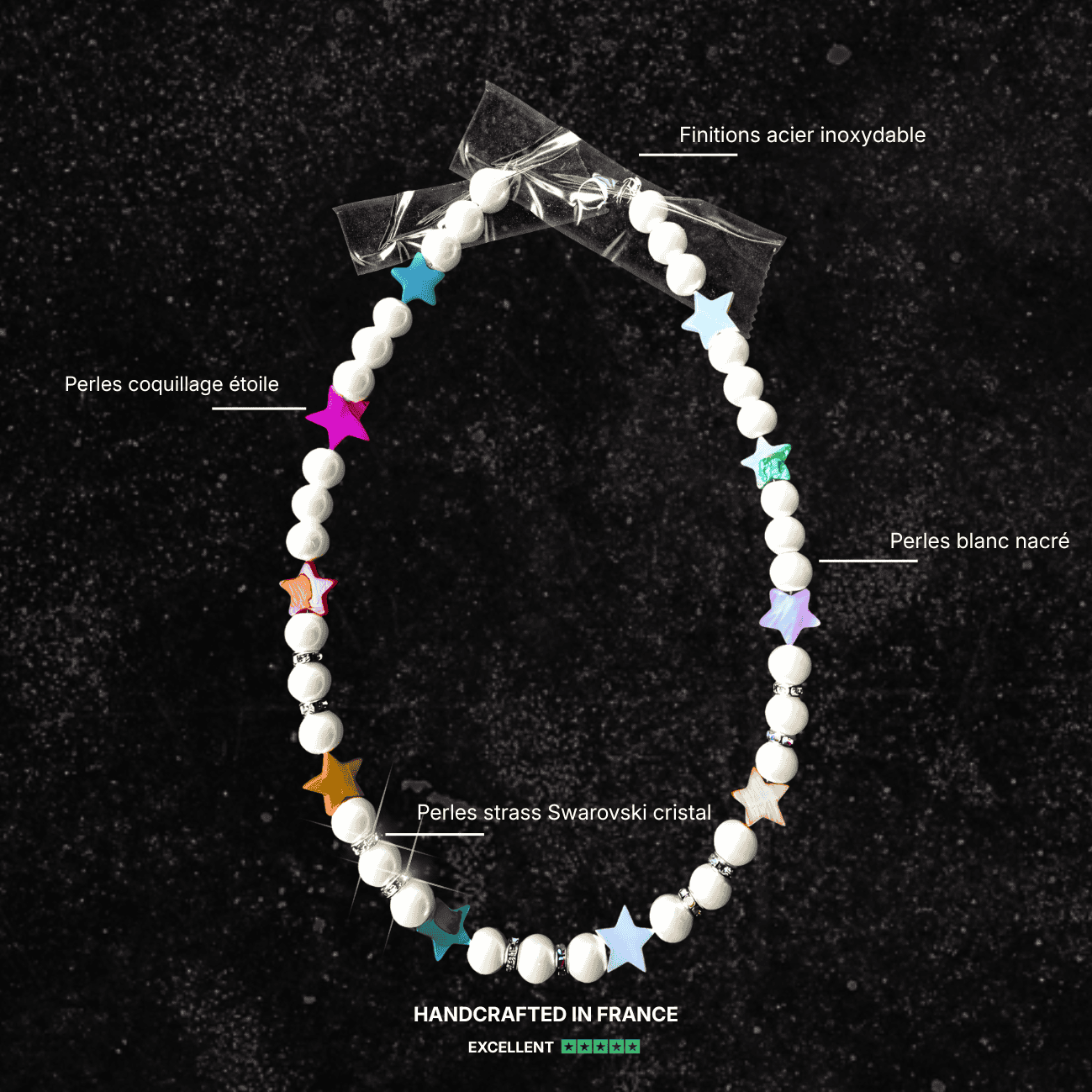 Collier Dancing Stars